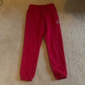 Jordan Kids Bright Red Sweatpants